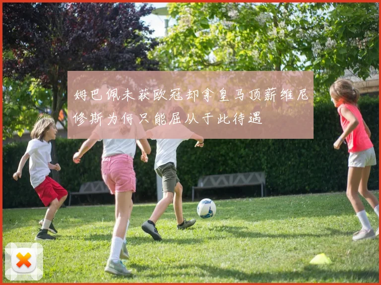 姆巴佩未获欧冠却拿皇马顶薪维尼修斯为何只能屈从于此待遇